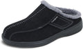 Men'S Orthopedic Asheville Adjustable Faux Fur Lined Slipper