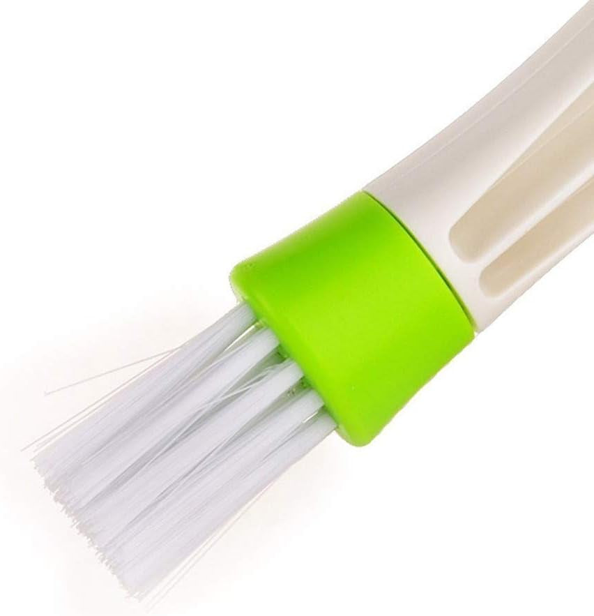 Mini Duster for Car Air Vent, Automotive Air Conditioner Cleaner and Brush, Dust Collector Cleaning Cloth Tool for Keyboard Window Leaves Blinds Shutter（Set of 2）