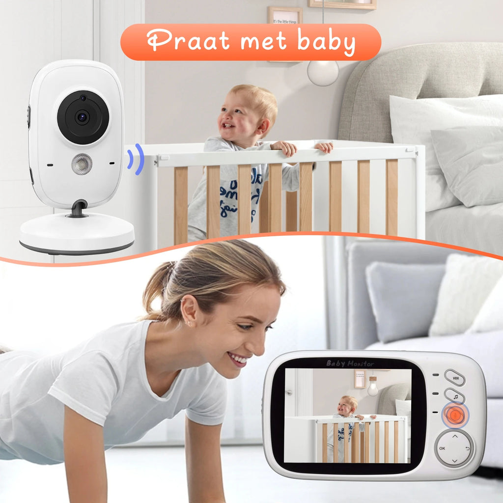 VB603 Wireless Video Color Baby Monitor High Resolution Baby Nanny Security Camera Baby Phone Video & Audio Portable Intercom