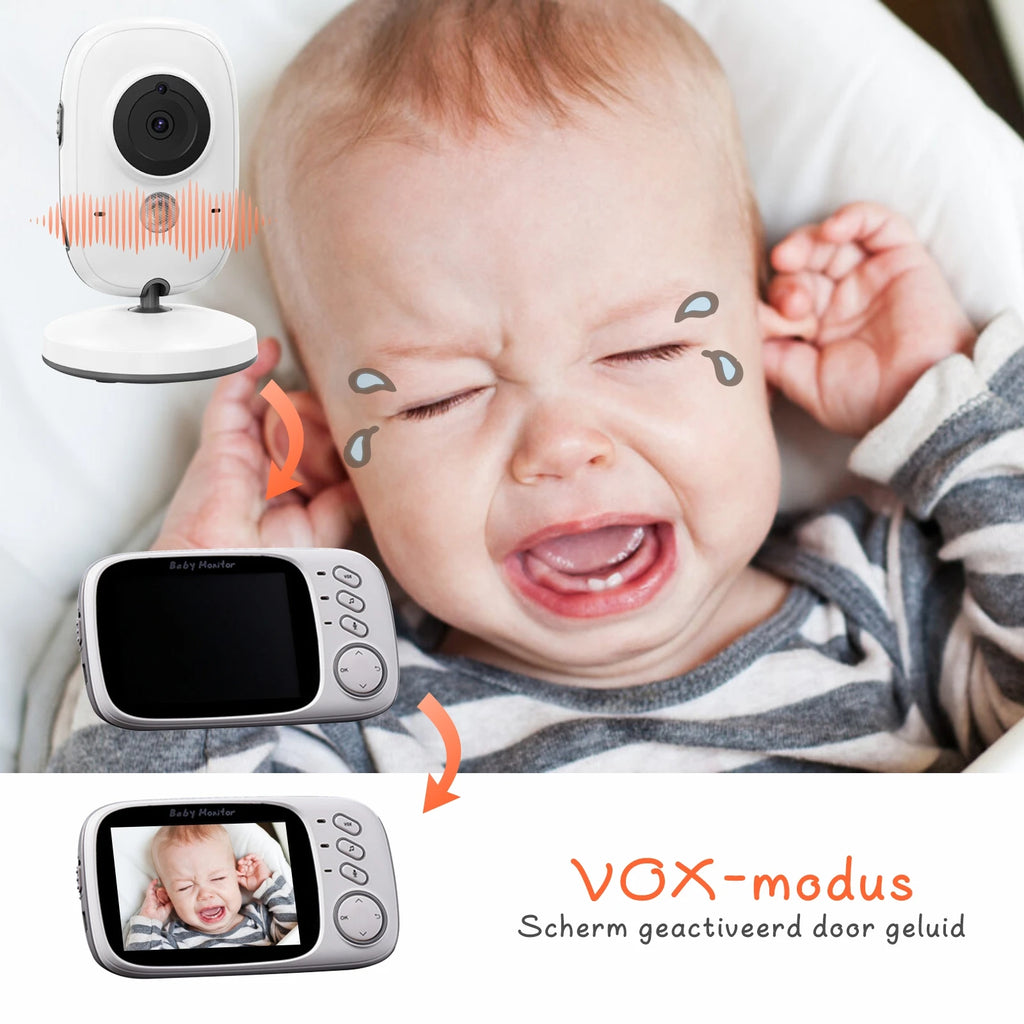 VB603 Wireless Video Color Baby Monitor High Resolution Baby Nanny Security Camera Baby Phone Video & Audio Portable Intercom