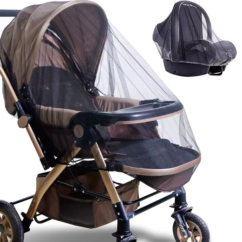 Baby Stroller Mosquito Net Full Cover Mosquito Net for Baby Stroller, Encrypted Baby Stroller Sunshade, Full Cover for Baby Stro