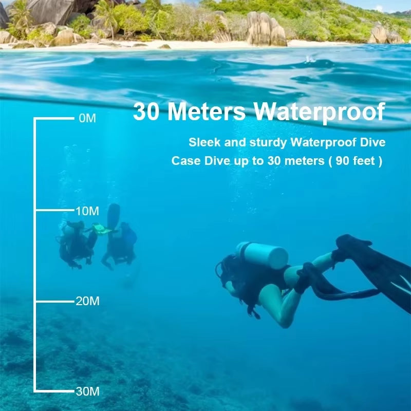 4K 1080P 30FPS Wifi Waterproof Action Camera 2 Inch Screen 170D Underwater Helmet Sports Mini Cam Outdoor Video Recording Device