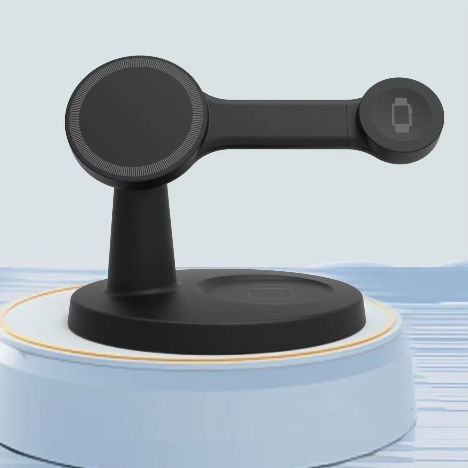 3 in 1 Magnetic Wireless Charger Stand for Iphone 17 16 15 14 Pro Max Apple Watch 9 8 Airpods Phone Holder Fast Charging Station