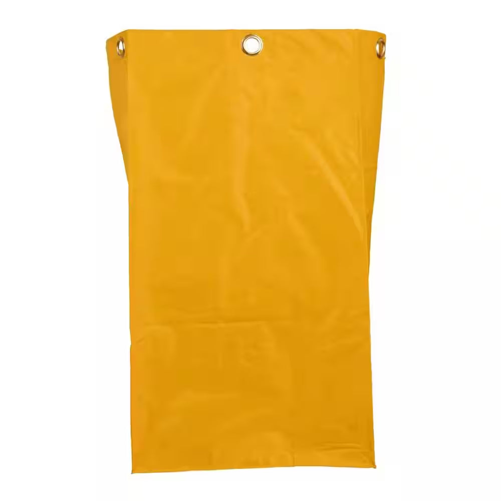 16 In. X 11 In. X 27 In. Janitorial Waterproof Cleaning Cart Storage Bag in Yellow